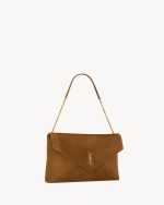 YSL CASSANDRE XXL pouch on chain in suede - Image 6